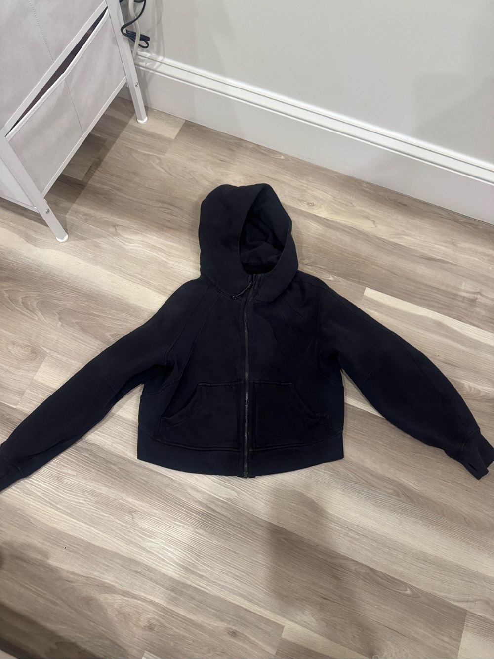 lululemon athletica Black Full-Zip Hooded Sweatshirt